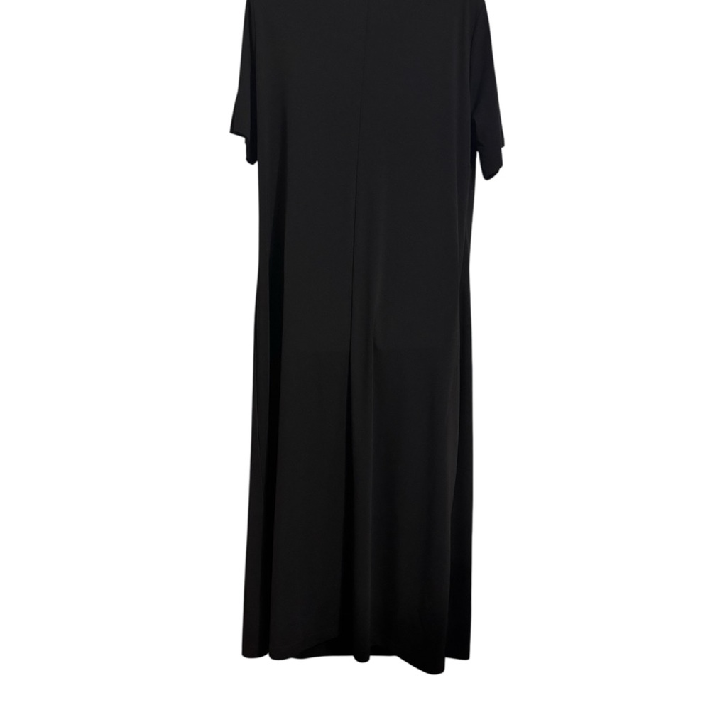 FIGURE FLATTERING STYLISH  BLACK COWL NECKLINE DRESS    SIZE: 16   #CL - Picture 6 of 6